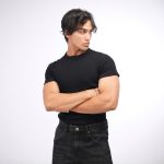 خرید فیت شرت کبریتی مردانه مشکی ، تیشرت فیت از فروشگاه داریا فشن تولید کننده و فروشنده انواع تیشرت