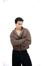 خرید سویشرت دورس باکسی گرم بالا مردانه قهوه ای موکا از فروشگاه داریا فشن تولید کننده و فروشنده انواع سویشرت مردانه ، سویشرت زنانه ، سویشرت یونیسکس